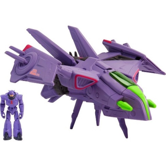 Mattel Disney Pixar Toy Story Buzz Lightyear Zurg Fighter Ship Hyperspeed - NEW - Picture 2 of 4